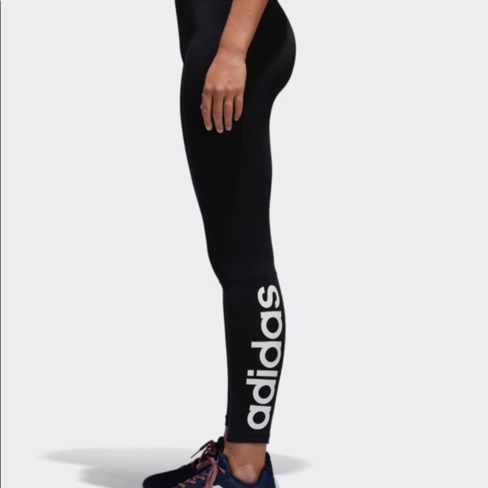 Adidas Essentials Linear Tights Black/White